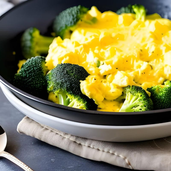 Broccoli eggs and cheese