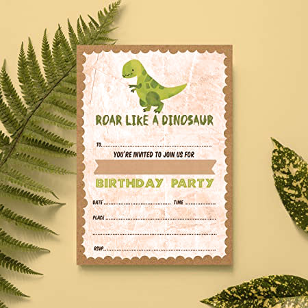 Dinosaur Party Invites