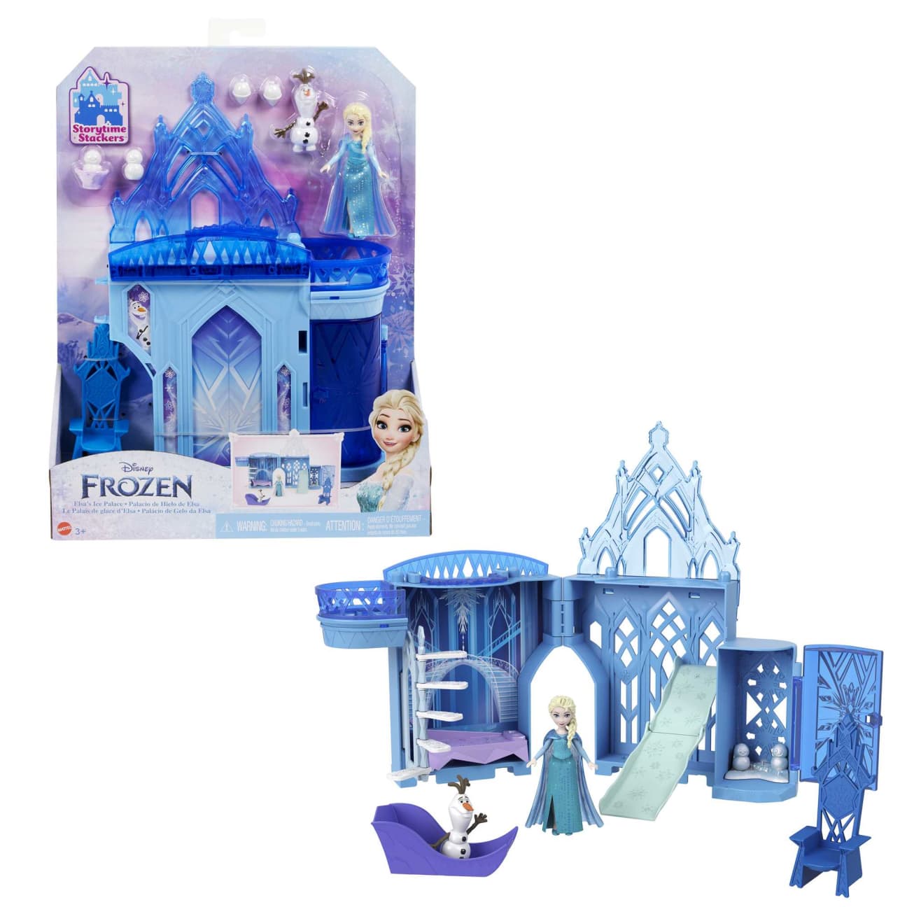 Image of Frozen Storytime Stackers Elsa's Ice Palace Doll and Playset