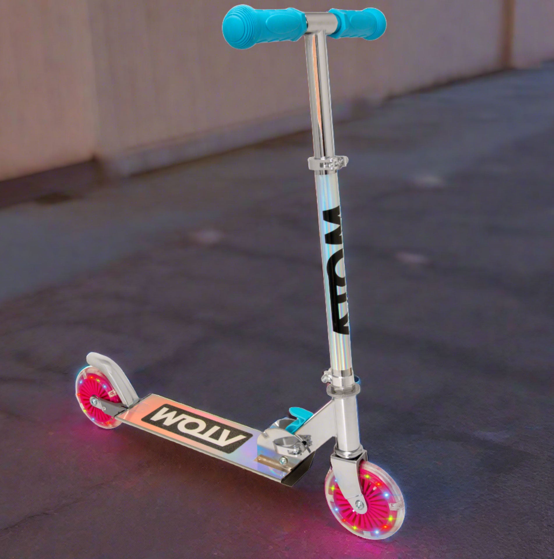 Image of ATOM Light Up Inline Scooter - Holographic