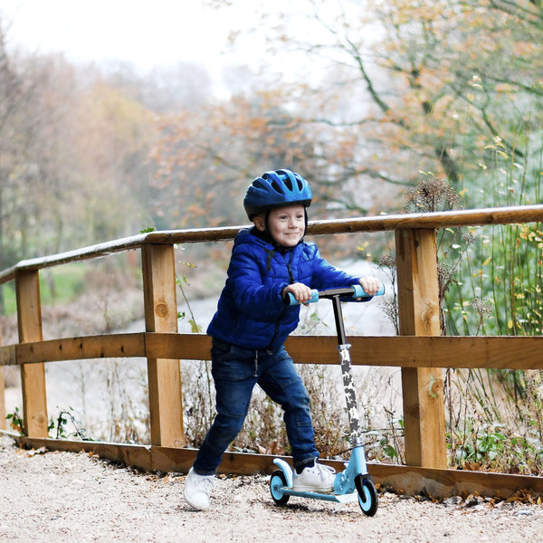 EVO Inline Childrens Scooter In Blue Camo