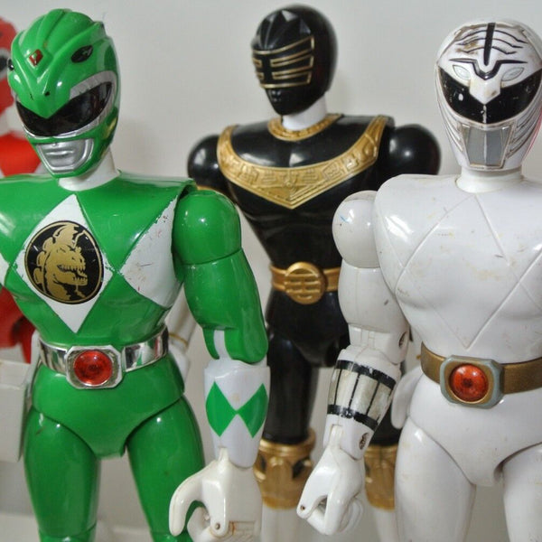 Power Rangers toys from the 1990's
