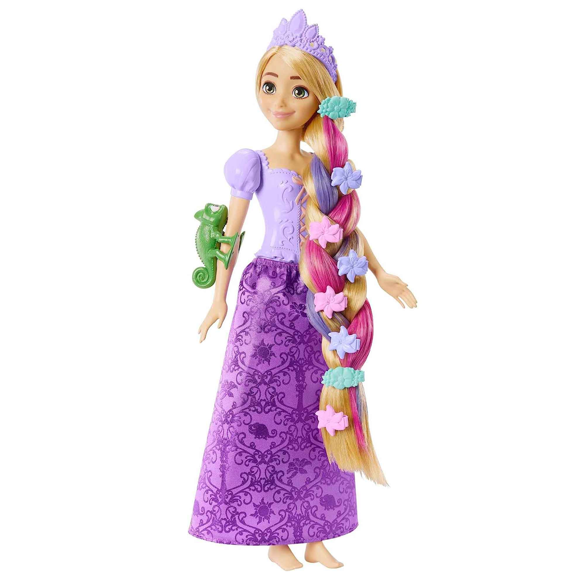 disney princess fairy-tale hair rapunzel fashion doll & accessories