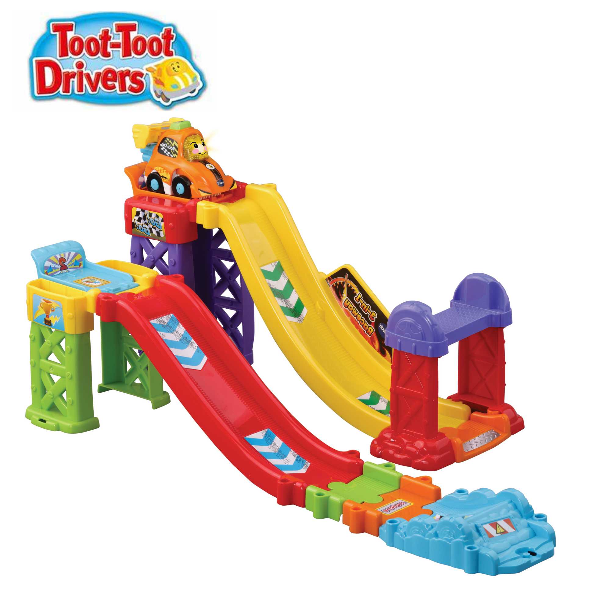 Photos - Role Playing Toy Vtech Toot-Toot Drivers® 3-in-1 Raceway 