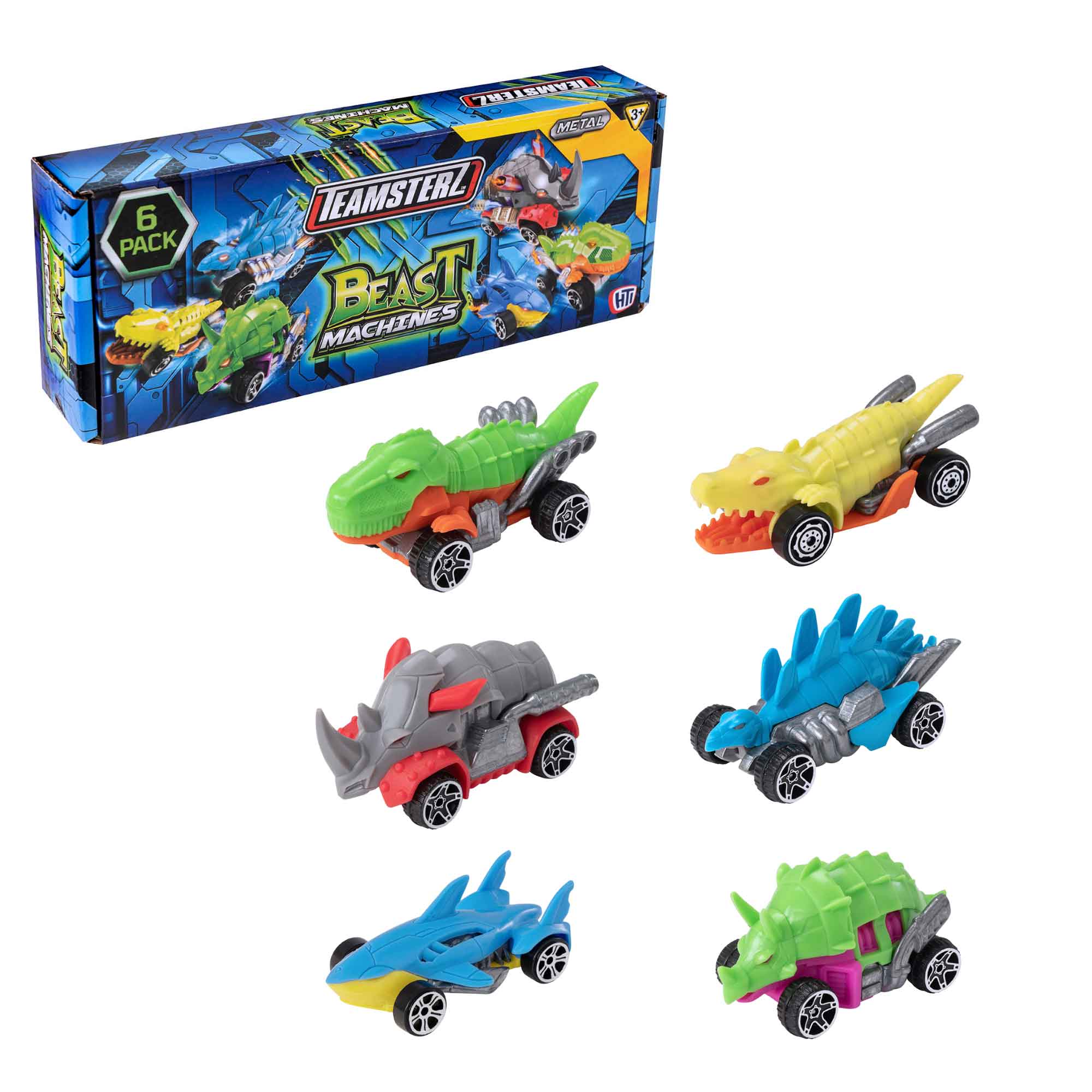 Teamsterz Beast Machine Car Play Set - 6 Cars Included from Wowow Toys