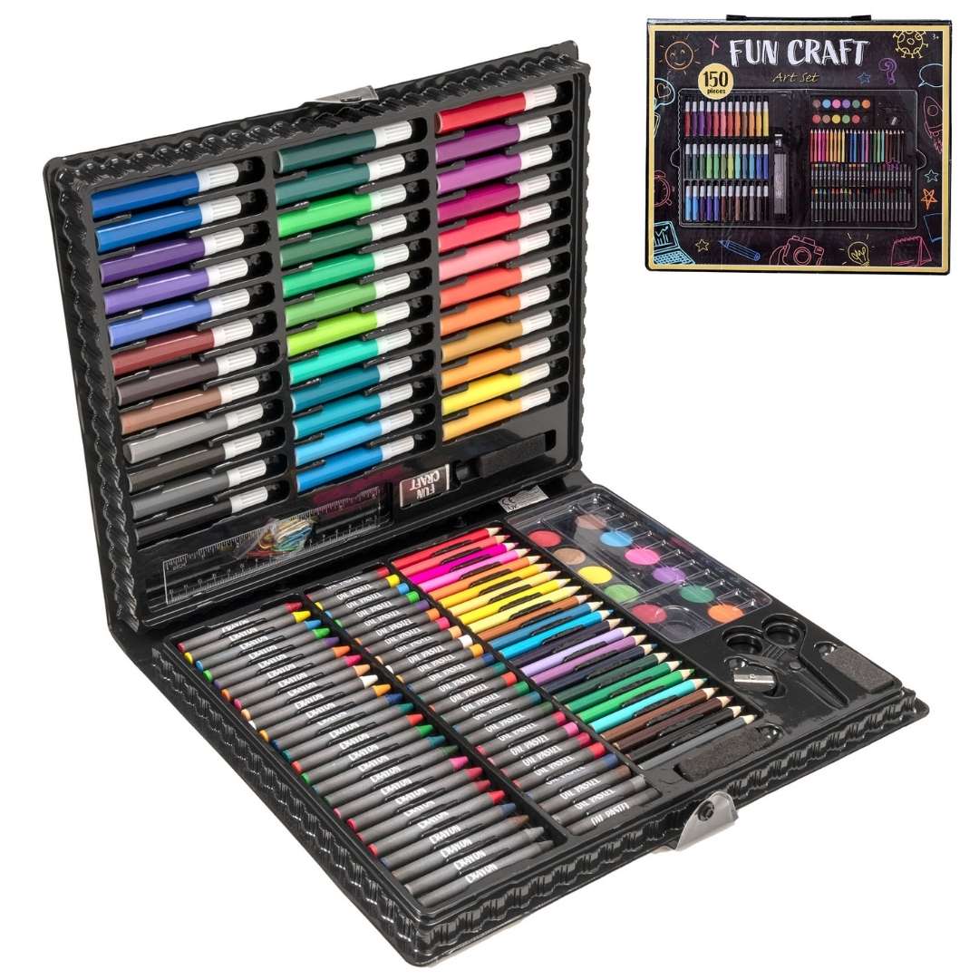 HTI Fairfax & Co 72 Piece Pencil Sketching Set with Portable Case  Premium  Quality Drawing Pencils Artists Drawing and Sketching Pencil Set with Case  Shading & Colouring Pencils Set Art Tool