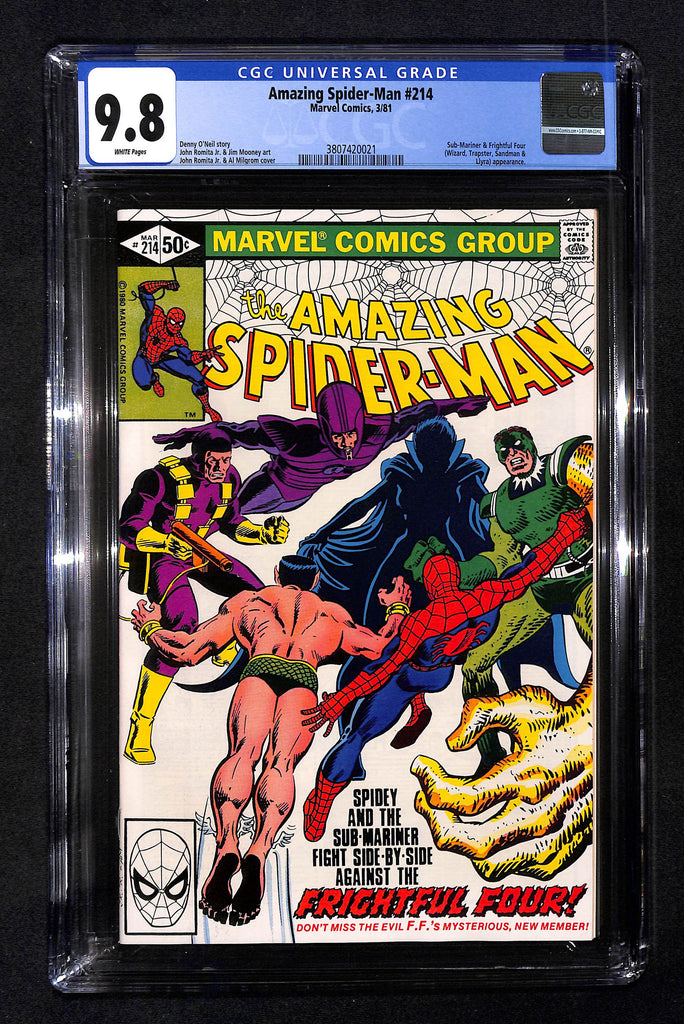 Amazing Spider-Man #214 CGC  Sub-Mariner & Frightful Four on ICE – ICE  Collectibles