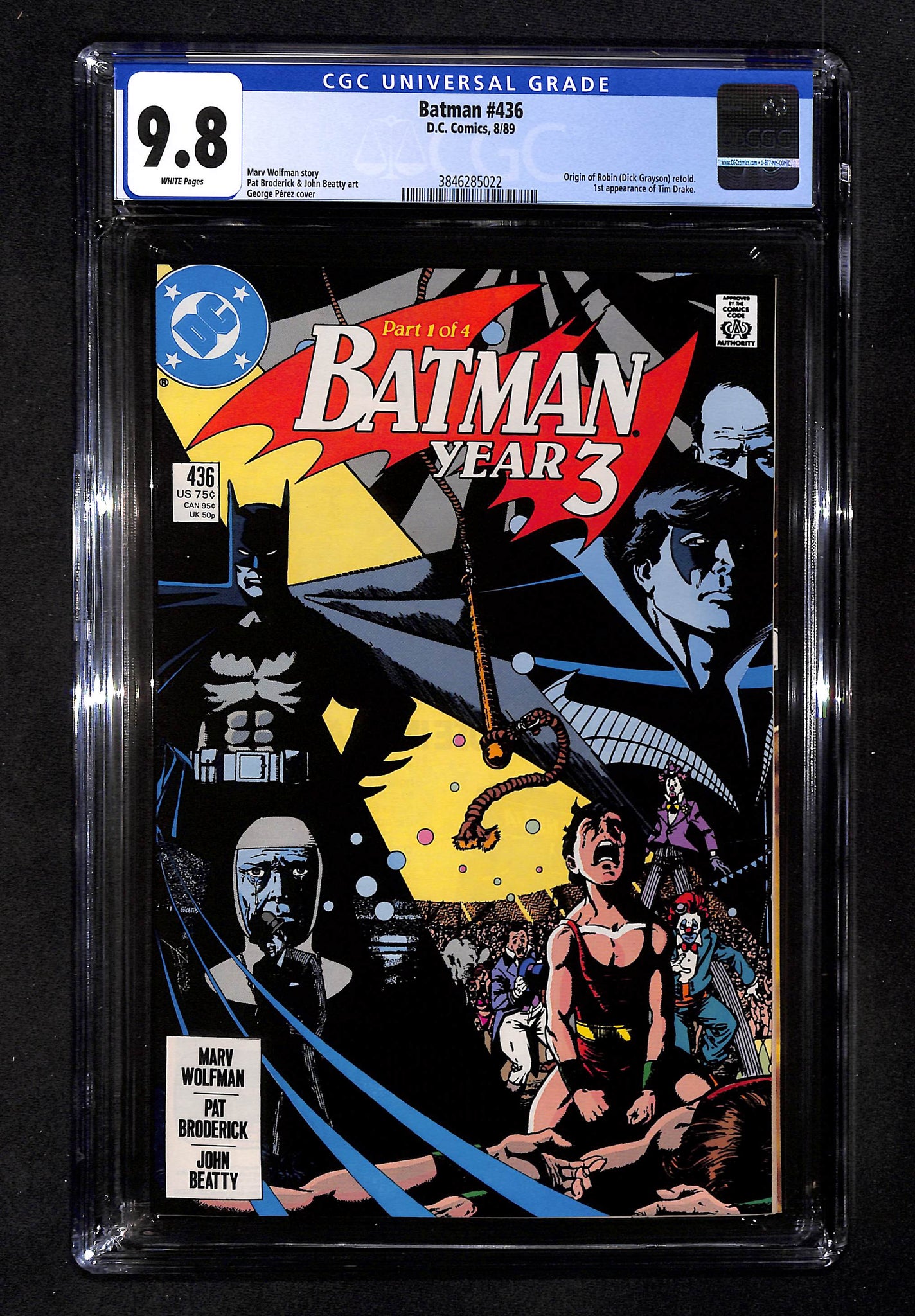 Batman #436 CGC  First Appearance of Tim Drake on ICE – ICE Collectibles