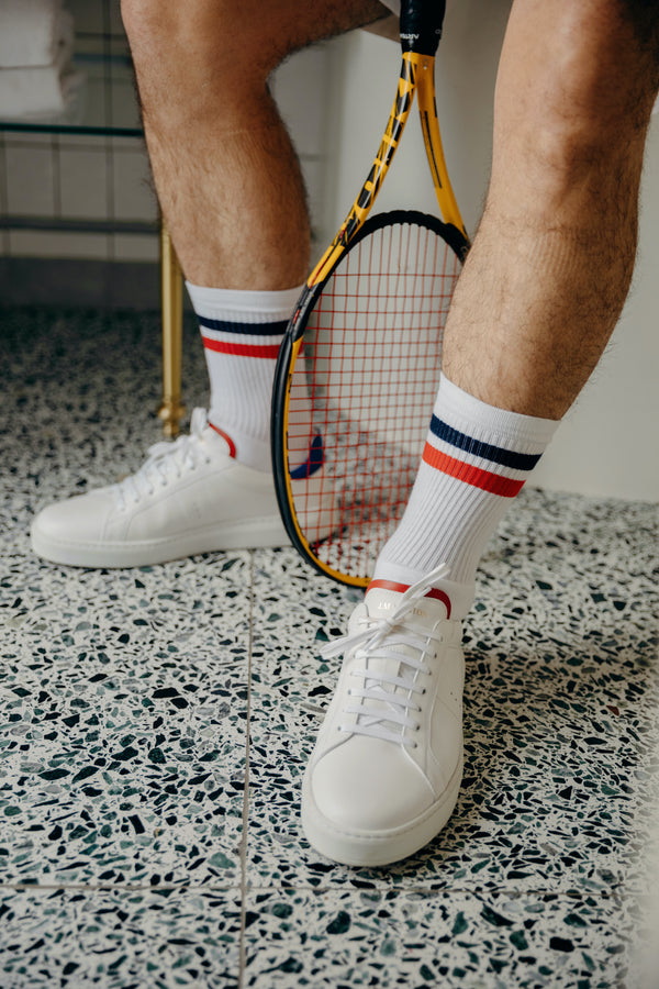 Découvrez les Chaussettes Tennis Blanches 7 Fantastics - Akka Sports