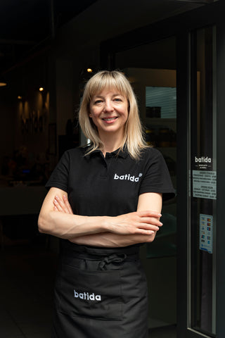 Karolina, manager of the Batida confectionery