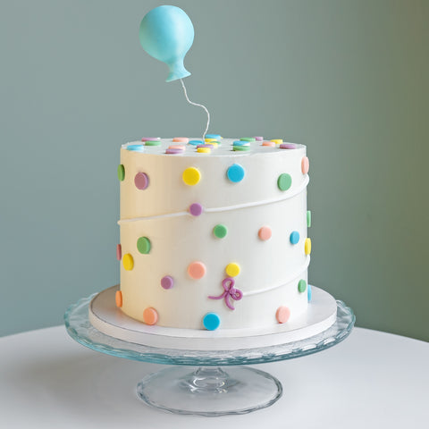 Cake with a balloon