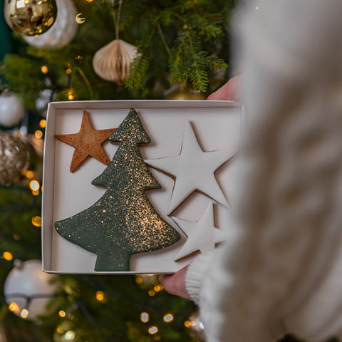 arbre de Noël en pain d'épice