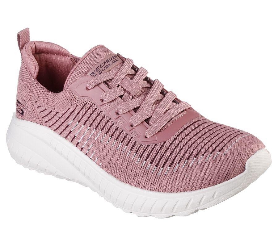 Skechers Womens Bobs Squad Chaos Renegade Parade Trainers - Mauve – The ...
