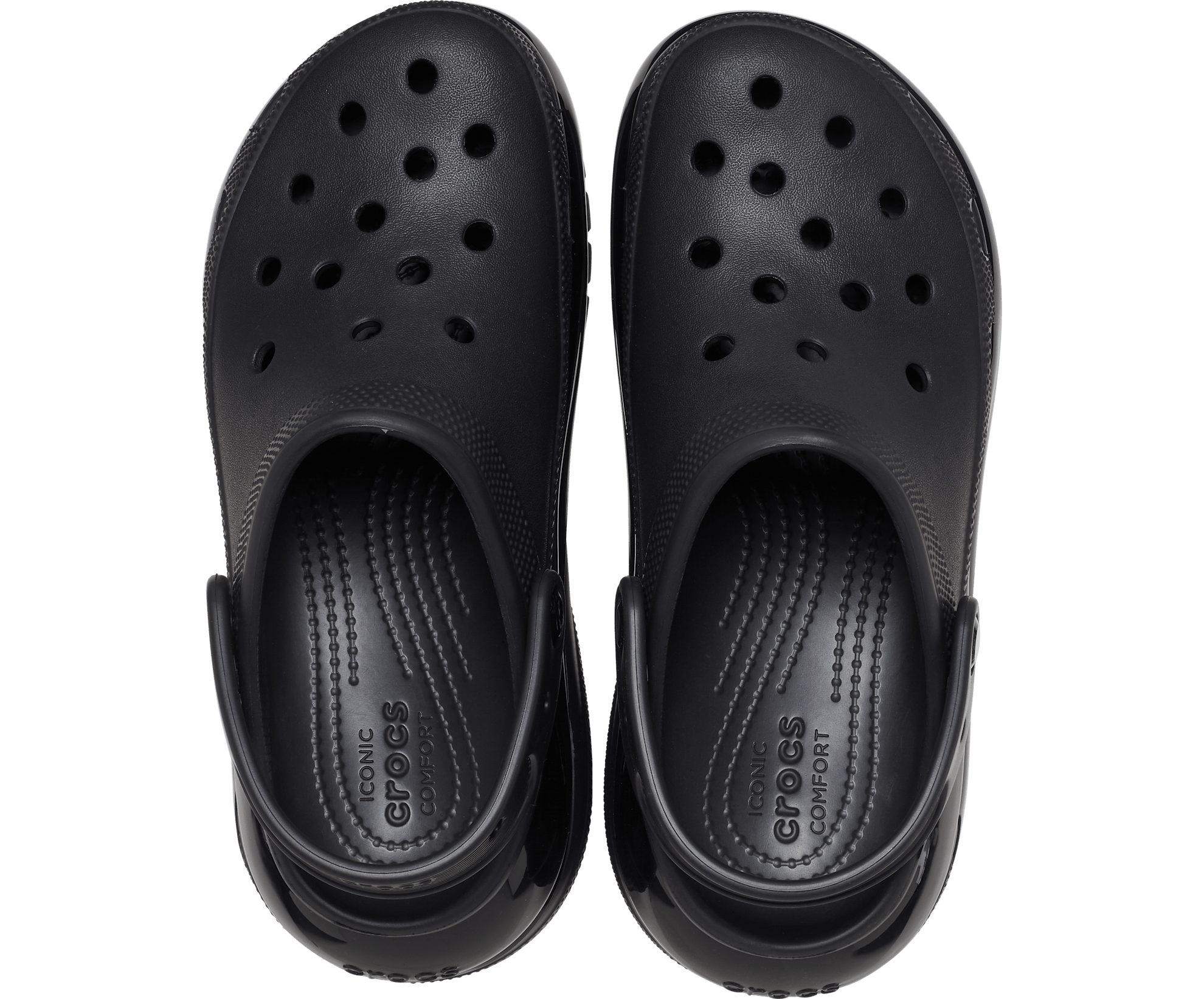 Crocs Unisex Classic Mega Crush Clog - Black – The Foot Factory
