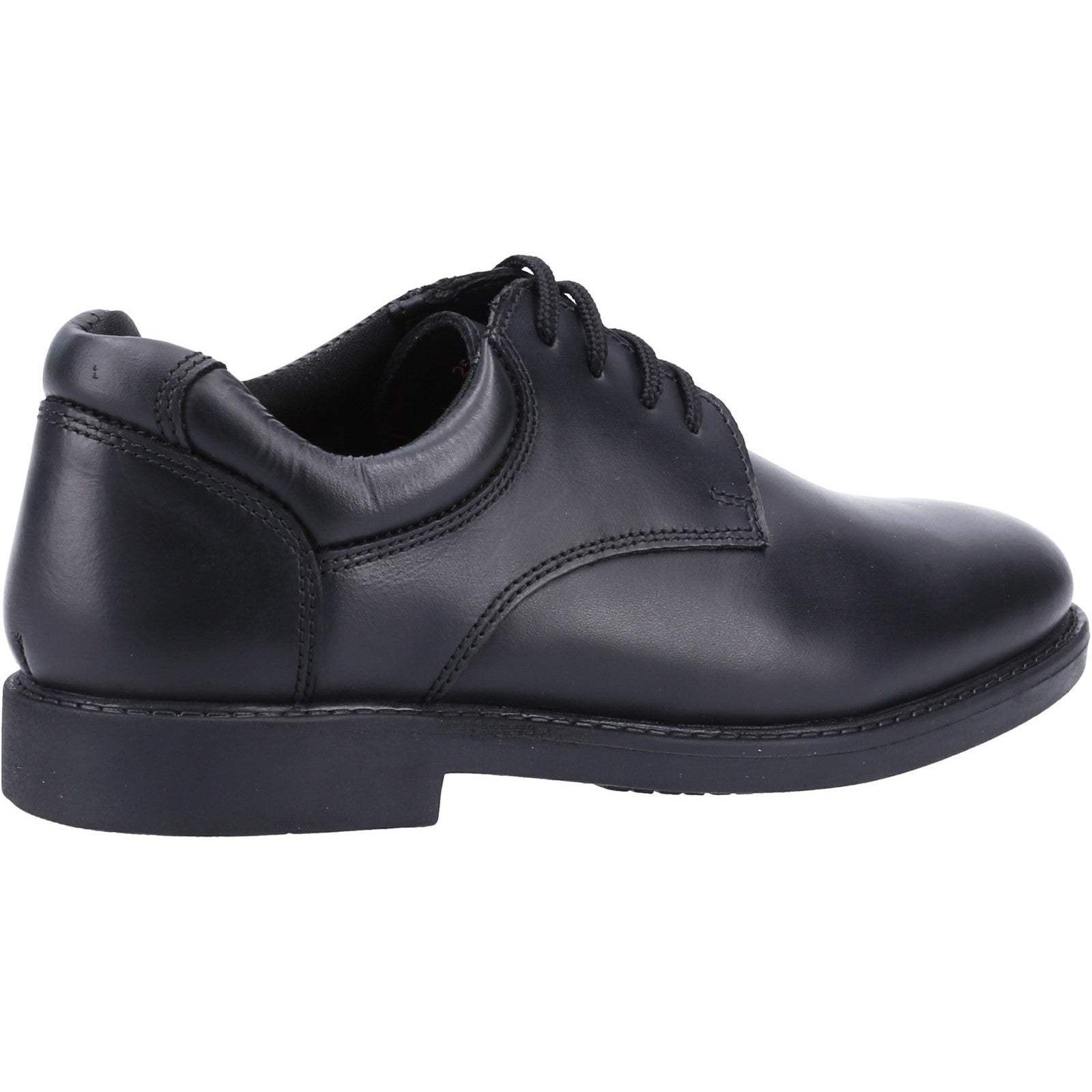 Boys Hush Puppies Black Shawn Junior School Shoe - Hush Puppies UK