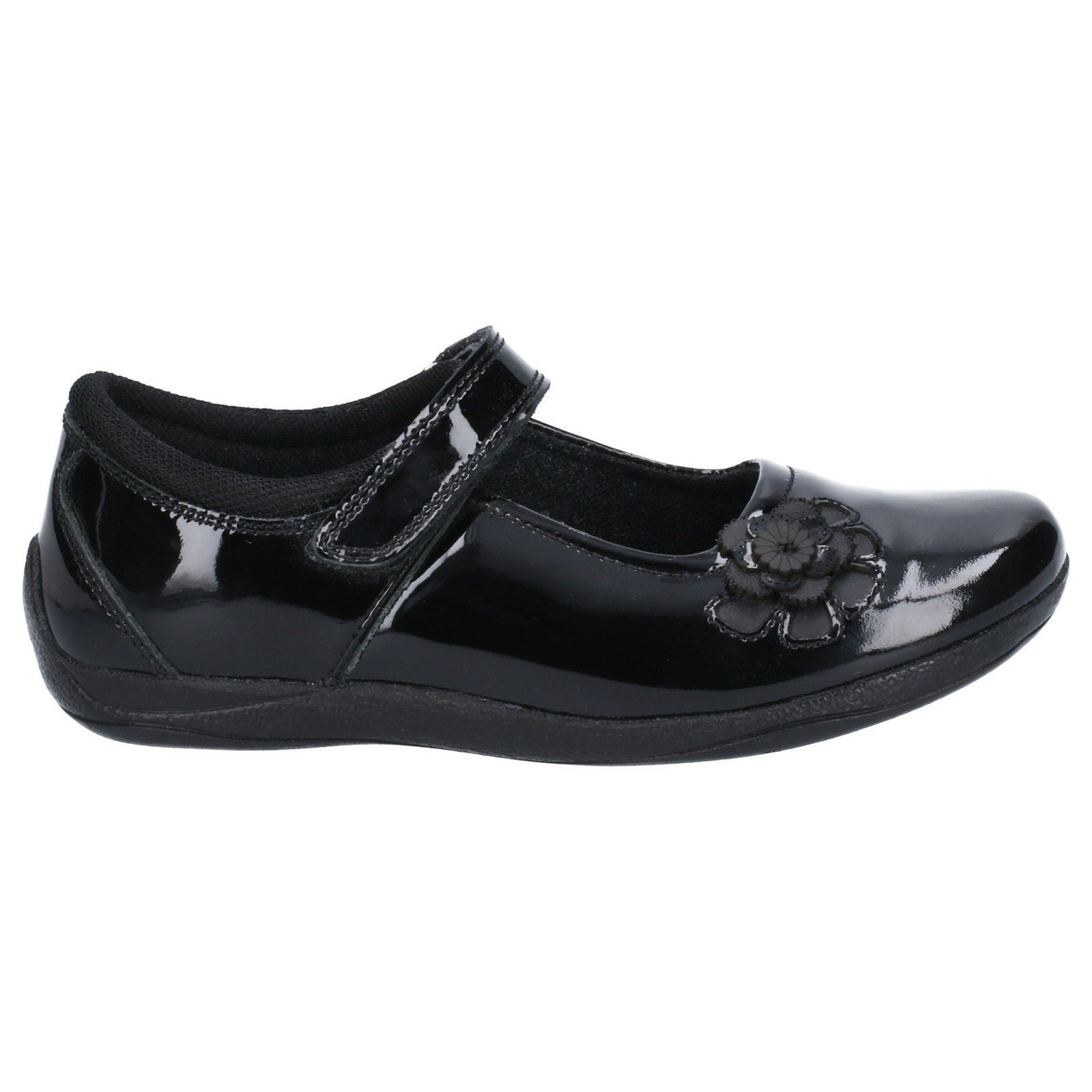 Girls Hush Puppies Black Fiona JNR Shoe - Hush Puppies UK