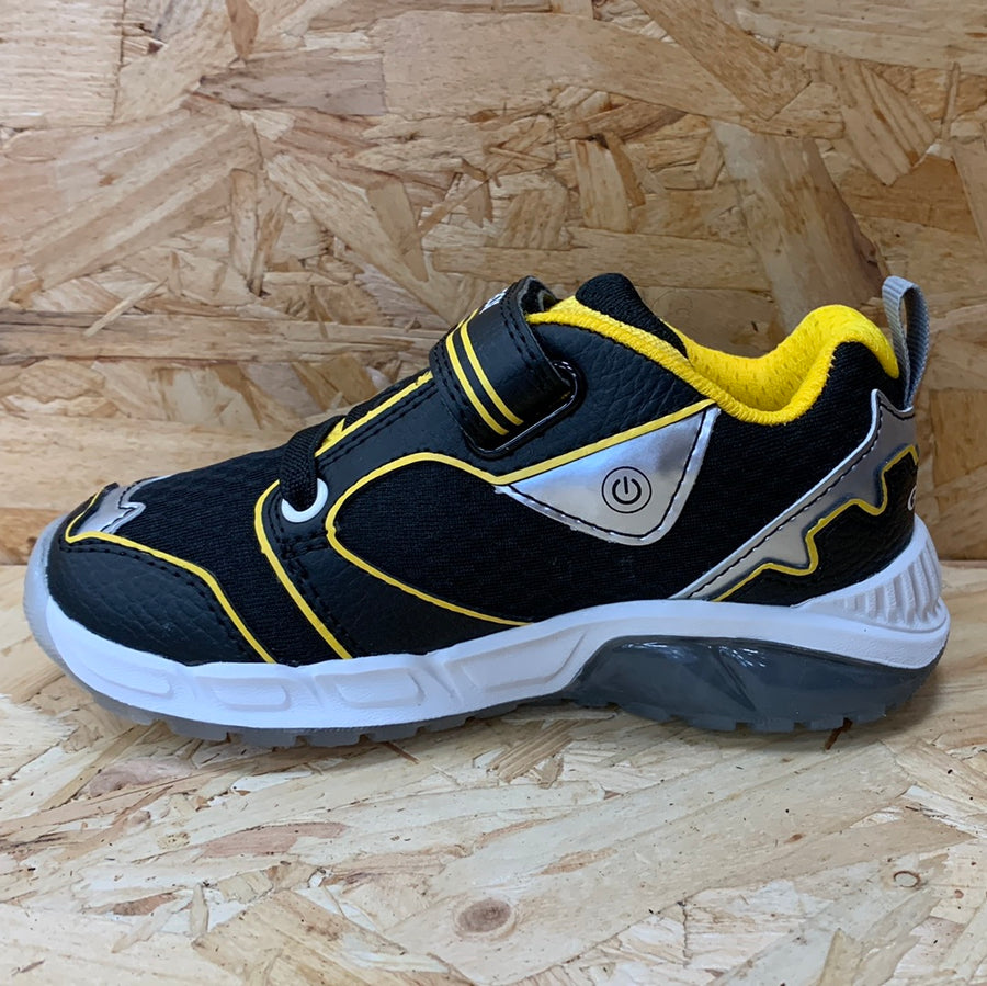 Geox Kids Light Up Bat Trainers - Black / Yellow – The Factory