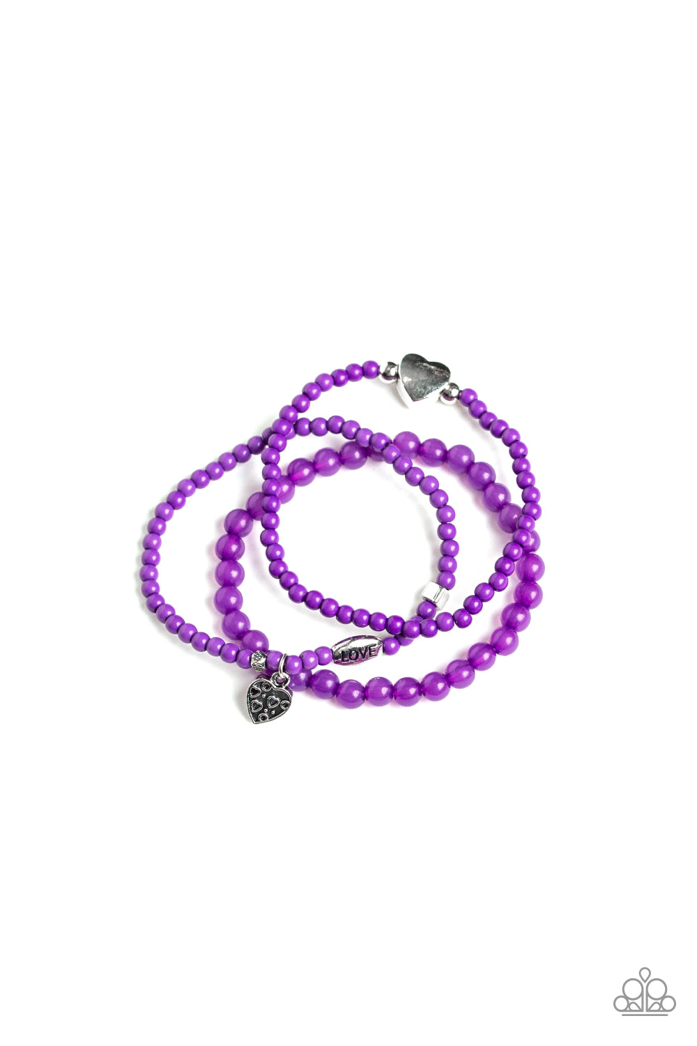 to love and adore purple bracelet paparazzi