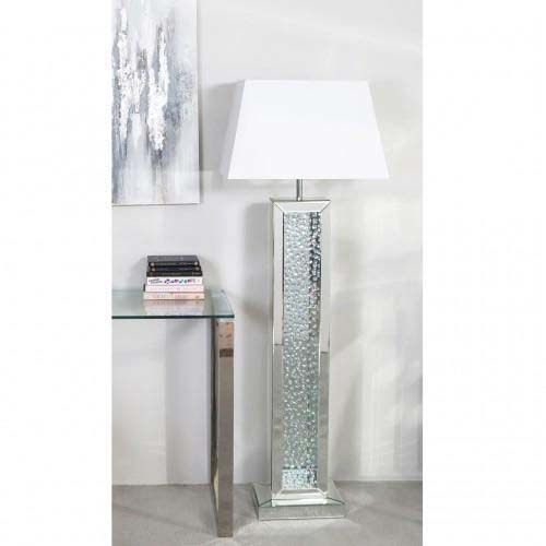 A floor lamp with the crystal base I ZenQ Designs