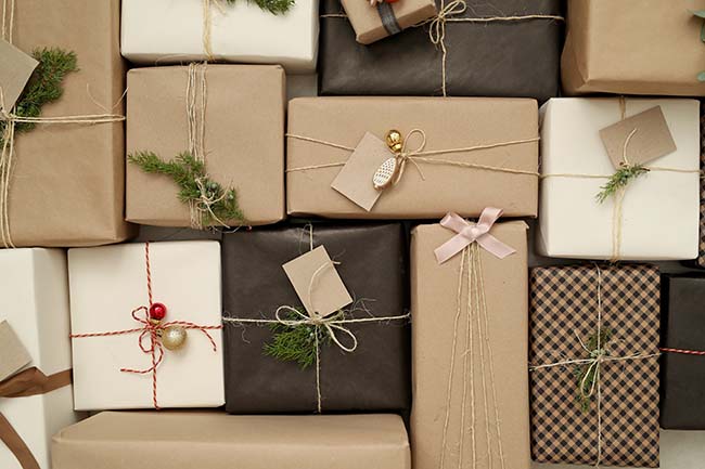 Boxes of christmas gifts  - ZenQ Designs