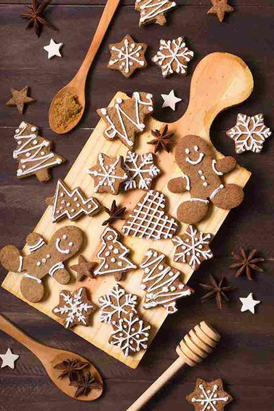  Christmas gingerbread as a kitchen decoration