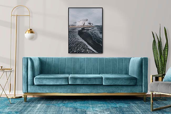 Modern luxury aesthetic style in living room - ZenQ Designs