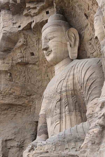 Yungang colossal stone Buddha in the rock