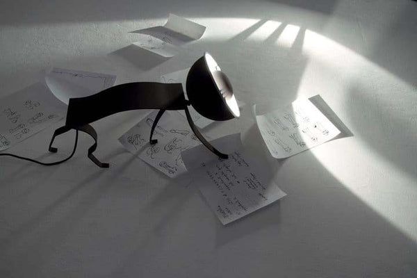 cat shape table lamp for study - zenq designs