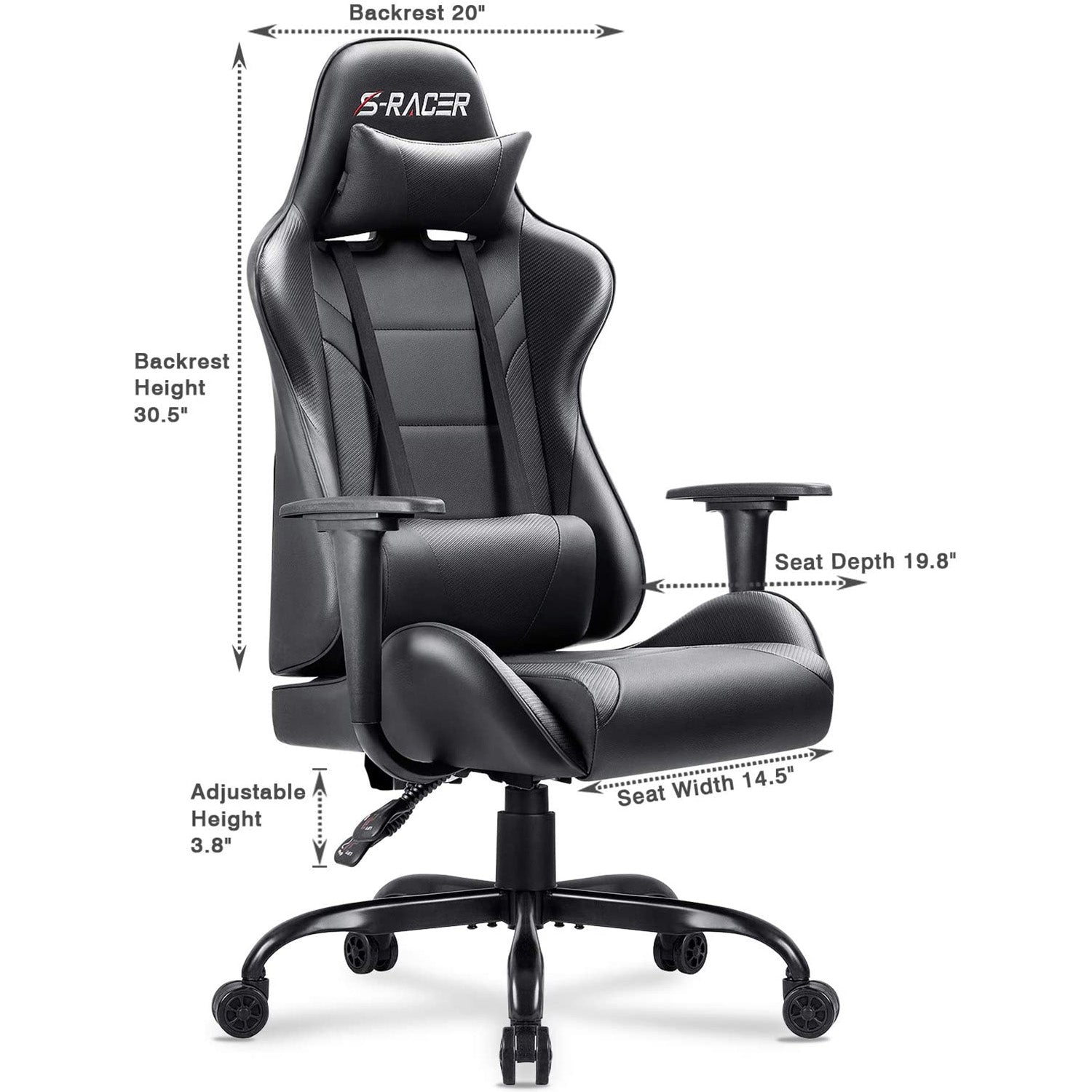 s racer gaming chair