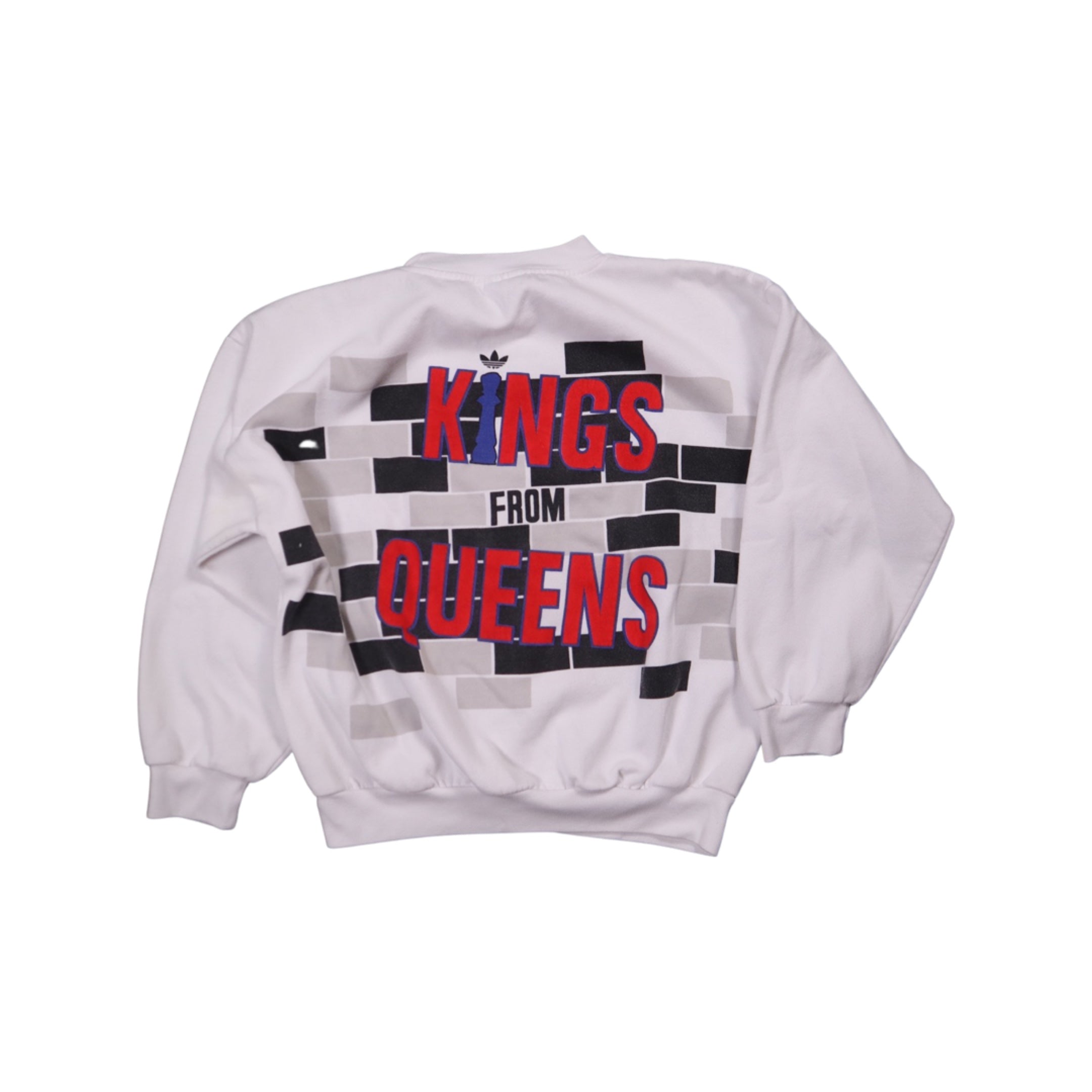 sabor dulce Juguetón Grabar Run DMC Kings and Queens 80s Adidas Sweater Grail (Large)