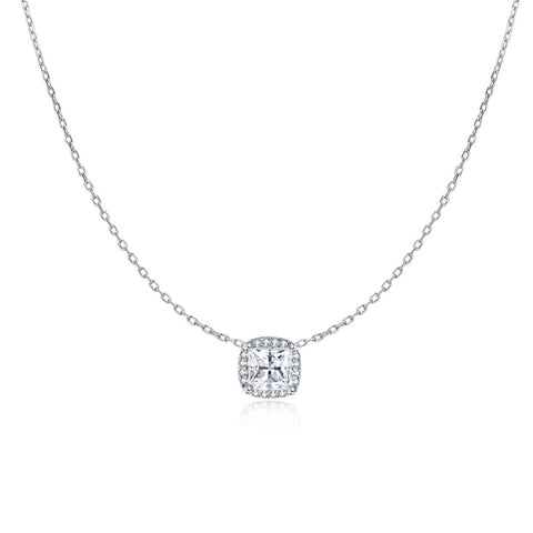 Collier "Zircone Carrée"