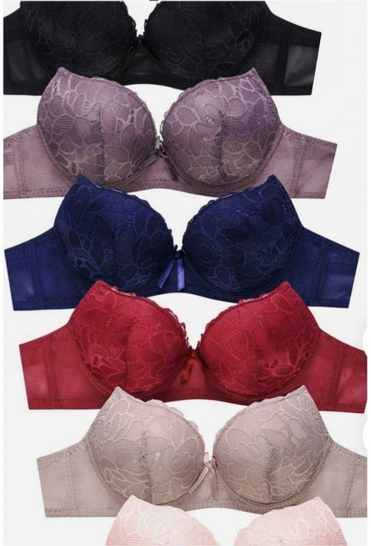 Lace Push Up C Cup Bra – Stylezonpoint