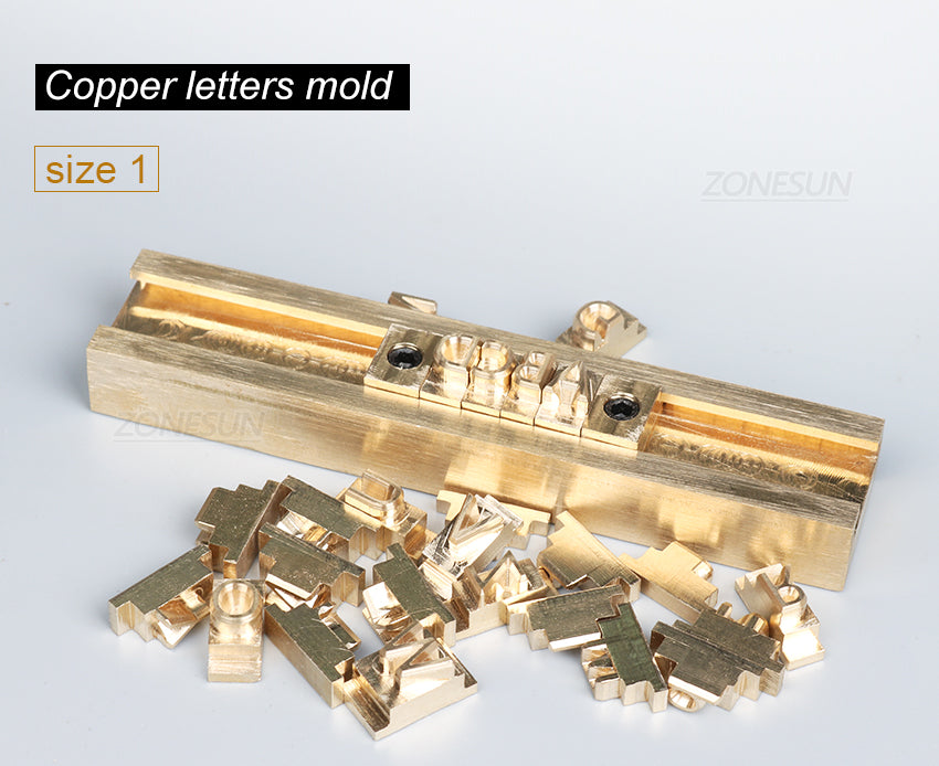 ZONESUN Copper Letter Mold