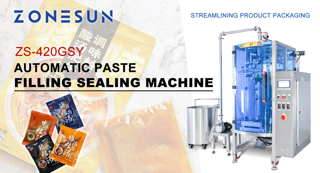 ZS-420GSY Automatic Paste Filling Sealing Machine: Streamlining Product Packaging