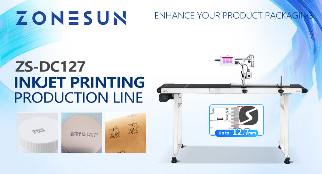 ZONESUN ZS-DC127 Inkjet Printing Production Line： Enhance Your Product Packaging