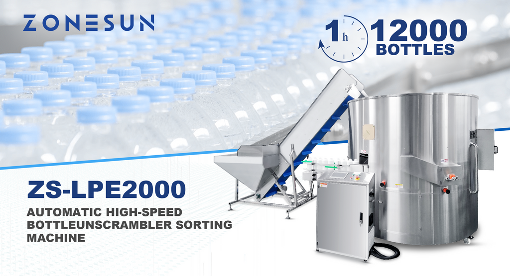 ZONESUN TECHNOLOGY LIMITED Introduces the ZS-LPE2000 Automatic High-Speed Bottle Unscrambler Sorting Machine for High-Output Factory Production