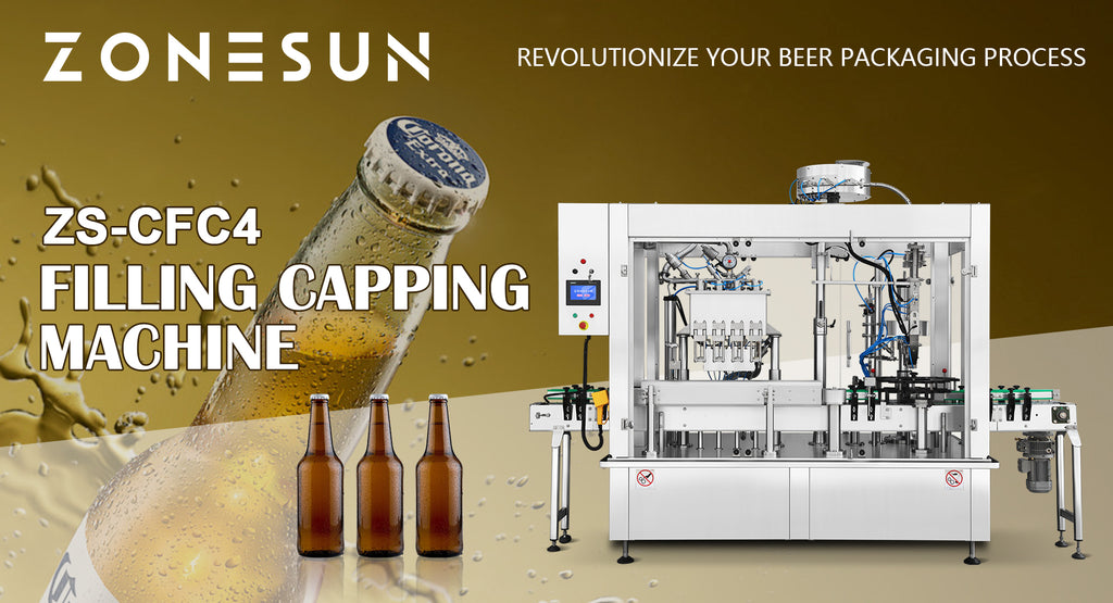 ZONESUN ZS-CFC4 Filling Capping Machine：Revolutionize Your Beer Packaging Process