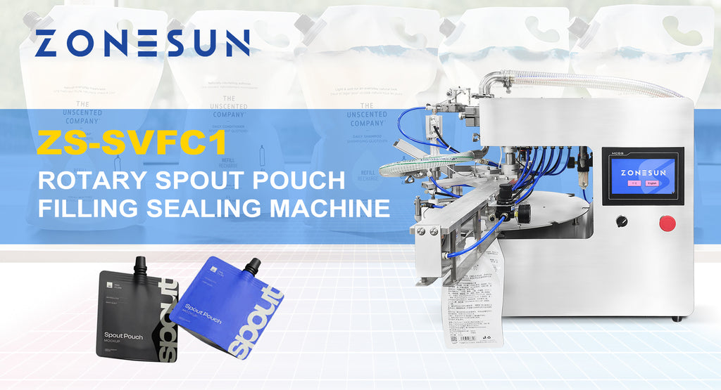 How To Enhancing Packaging Efficiency With ZS-SVFC1 Rotary Spout Pouch Filling Sealing Machine