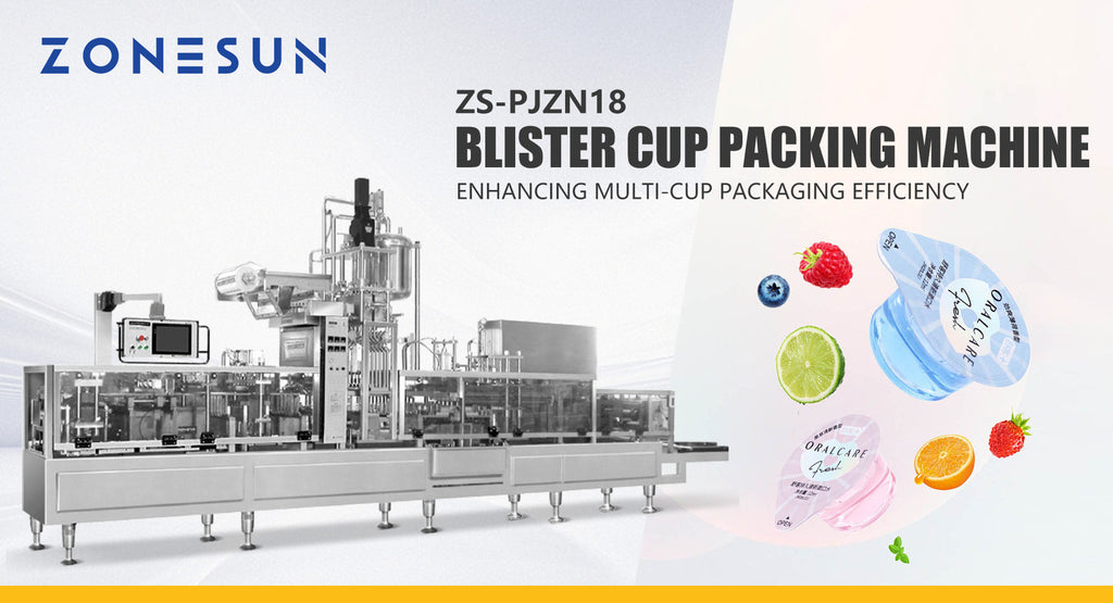 Blister Cup Packing Machine: ZS-PJZN18 Enhancing Multi-Cup Packaging Efficiency
