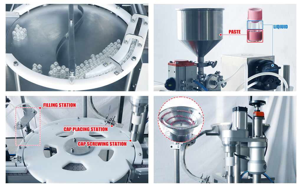 zonesun   packaging machine filling capping machine liquid paste filler cosmetic filling and capping equipment dual use filling capping system