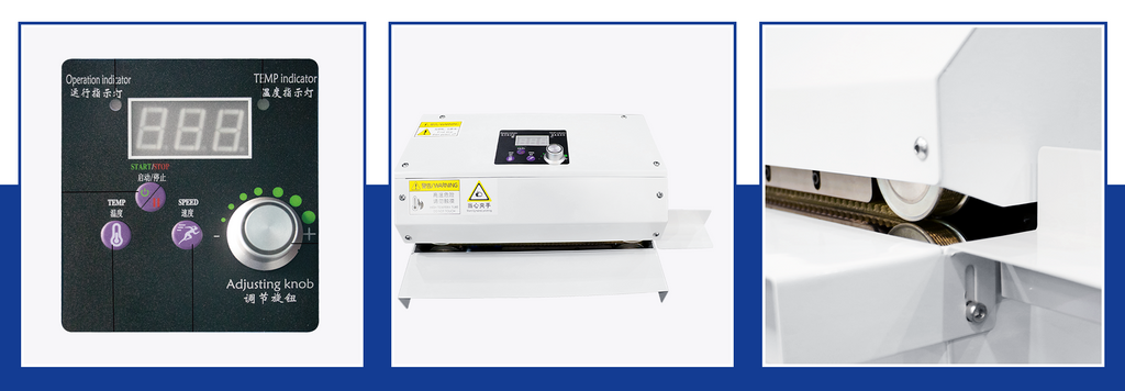 ZONESUN Continuous Band Sealer Bag Sealing Machine ZS-GLF100