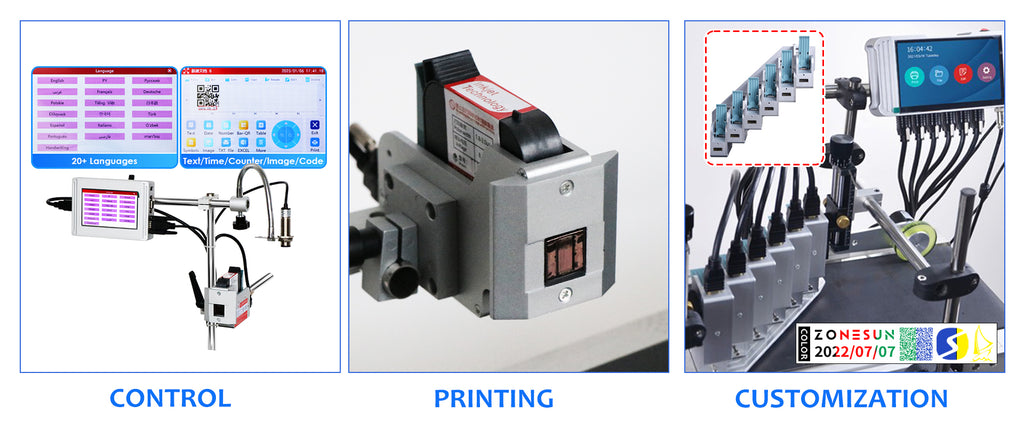 ZONESUN ZS-DC127 Inkjet Printing Production Line： Enhance Your Product Packaging