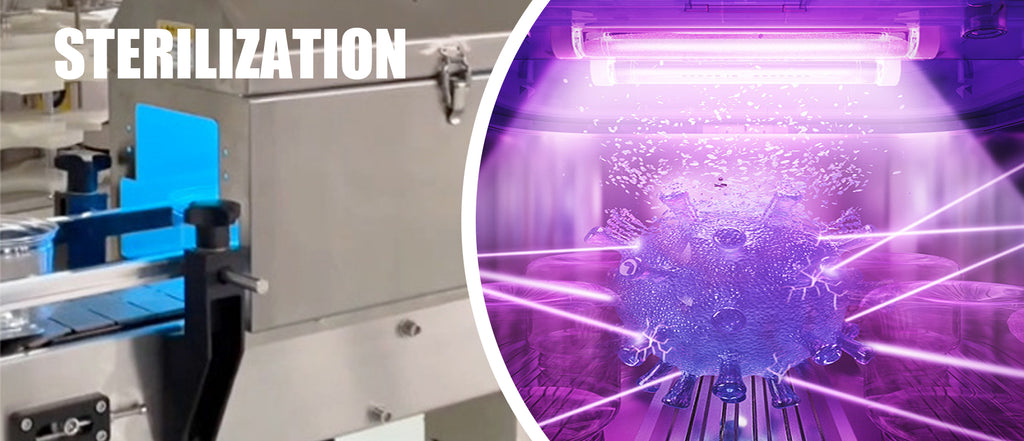 UV Sterilizer Tunnel Disinfection Machine: ZS-UVS1 Efficient Pre-Treatment for Food Bottles