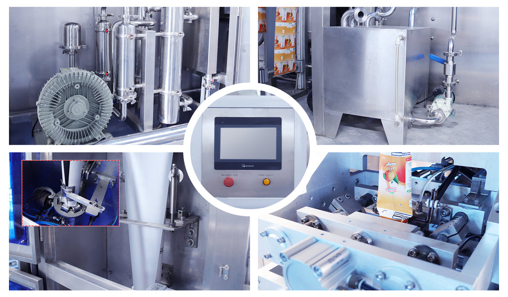 ZONESUN ZS-AUBP Automatic Liquid Filling and Aseptic Packaging Machine: Streamlining the Production of Liquid Food