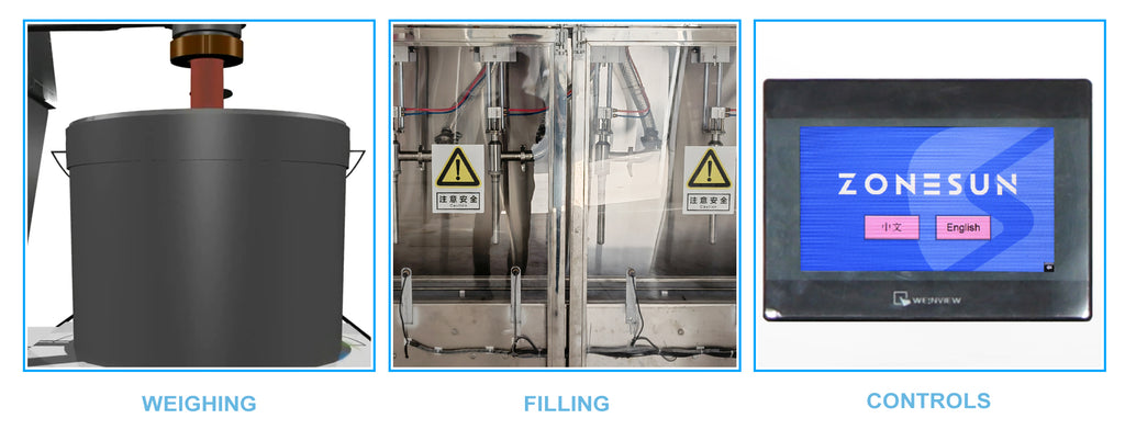 Automatic Bucket Weighing Filler: ZS-WF4 Ensuring Safety and Accuracy