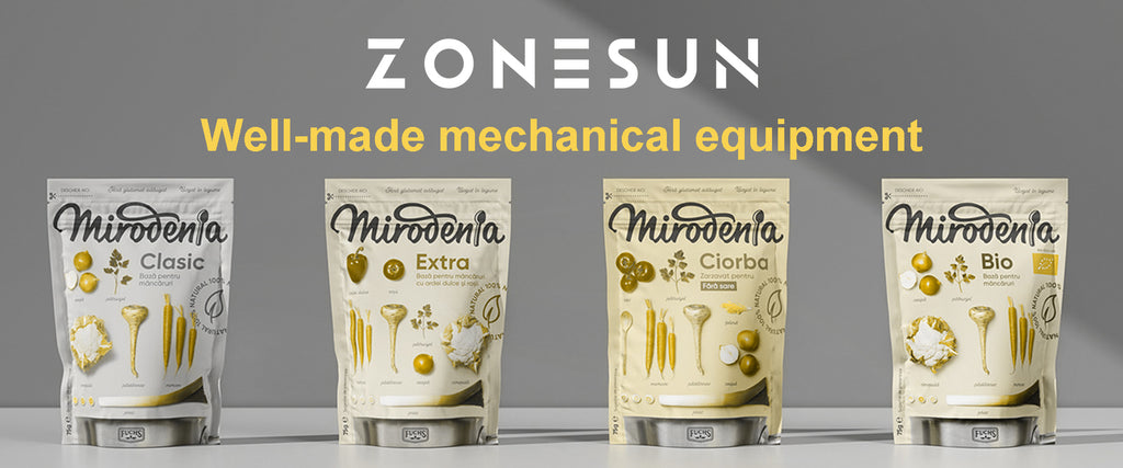 Efficient and Automated: ZONESUN ZS-AFS04 Automatic Premade Pouch Granule Filling Sealing Machine