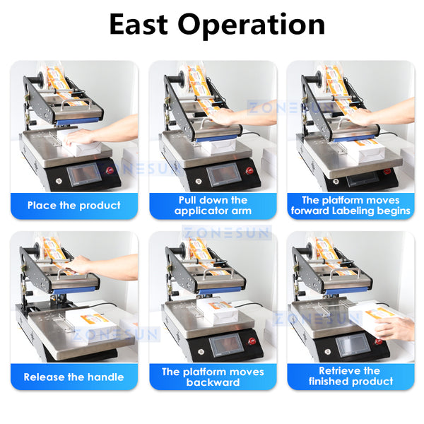 ZONESUN ZS-TB4 Manual Flat Surface Labeling Machine