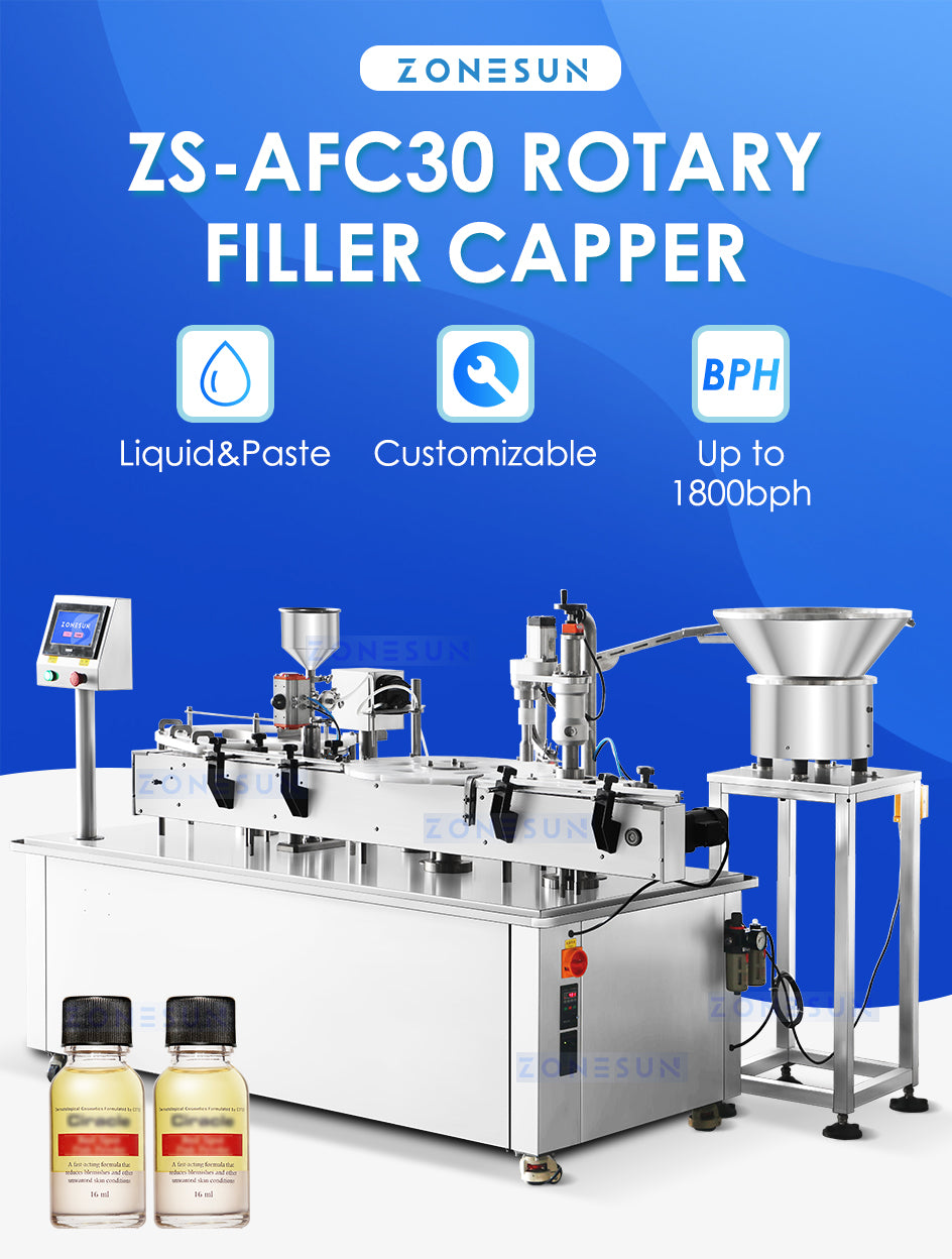 zpnesun liquid paste filling capping machine