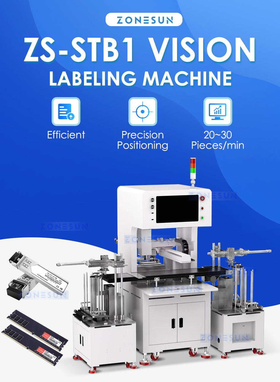 ZONESUN ZS-STB1 CCD Automatic Visual Inspection Labeling Machine