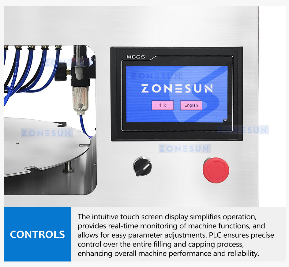 ZONESUN ZS-SVFC1 Rotary Spout Pouch Filler Servo Motor Filling Sealing Machine